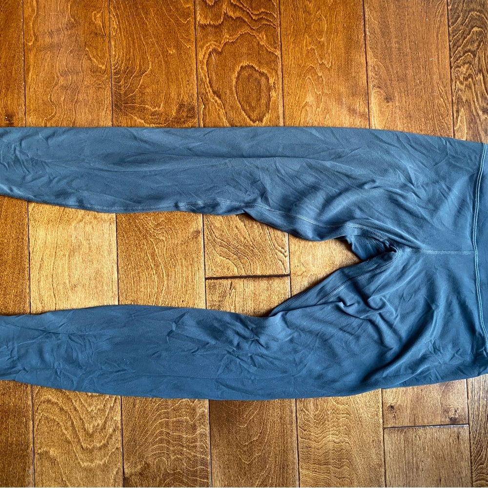lululemon athletica Gray Leggings Comfortable Tapered Design